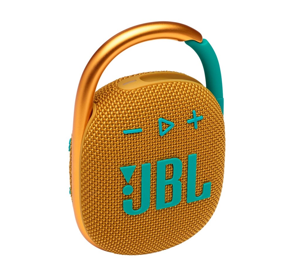 JBL Clip 4 Yellow Portable Bluetooth Speaker