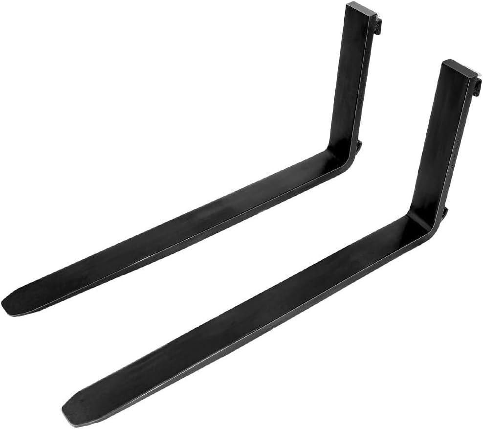 45" Pallet Forks Frame and 42" Forklift Blades Set 4000lbs Capacity Quick Attach