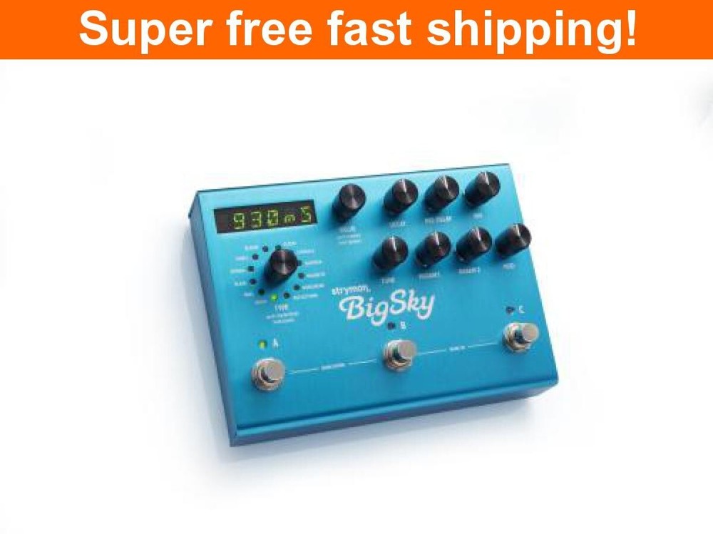 Strymon BigSky Multi Reverb Effects Pedal