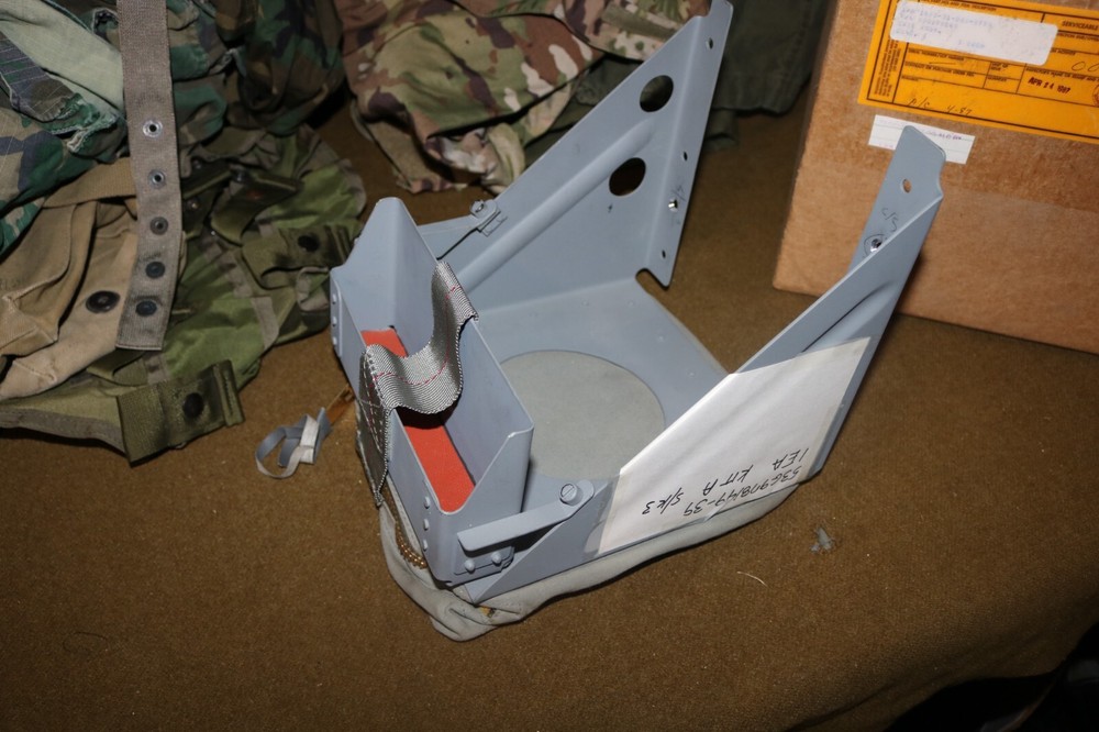 RARE F-4 Phantom cockpit mounted zippered flip down map case