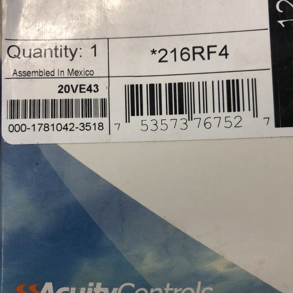 Occupancy Sensor Wall Switch WSX WH LED Accuity 216RF4 Single Relay White