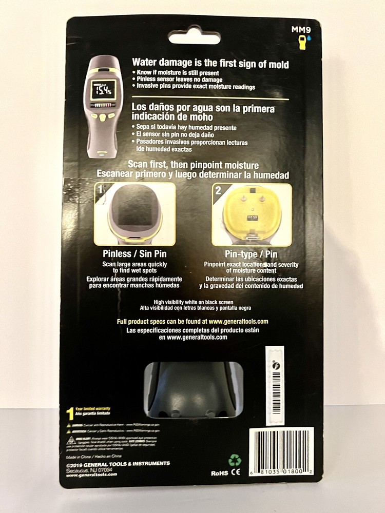 GENERAL Tools Combo Moisture Meter