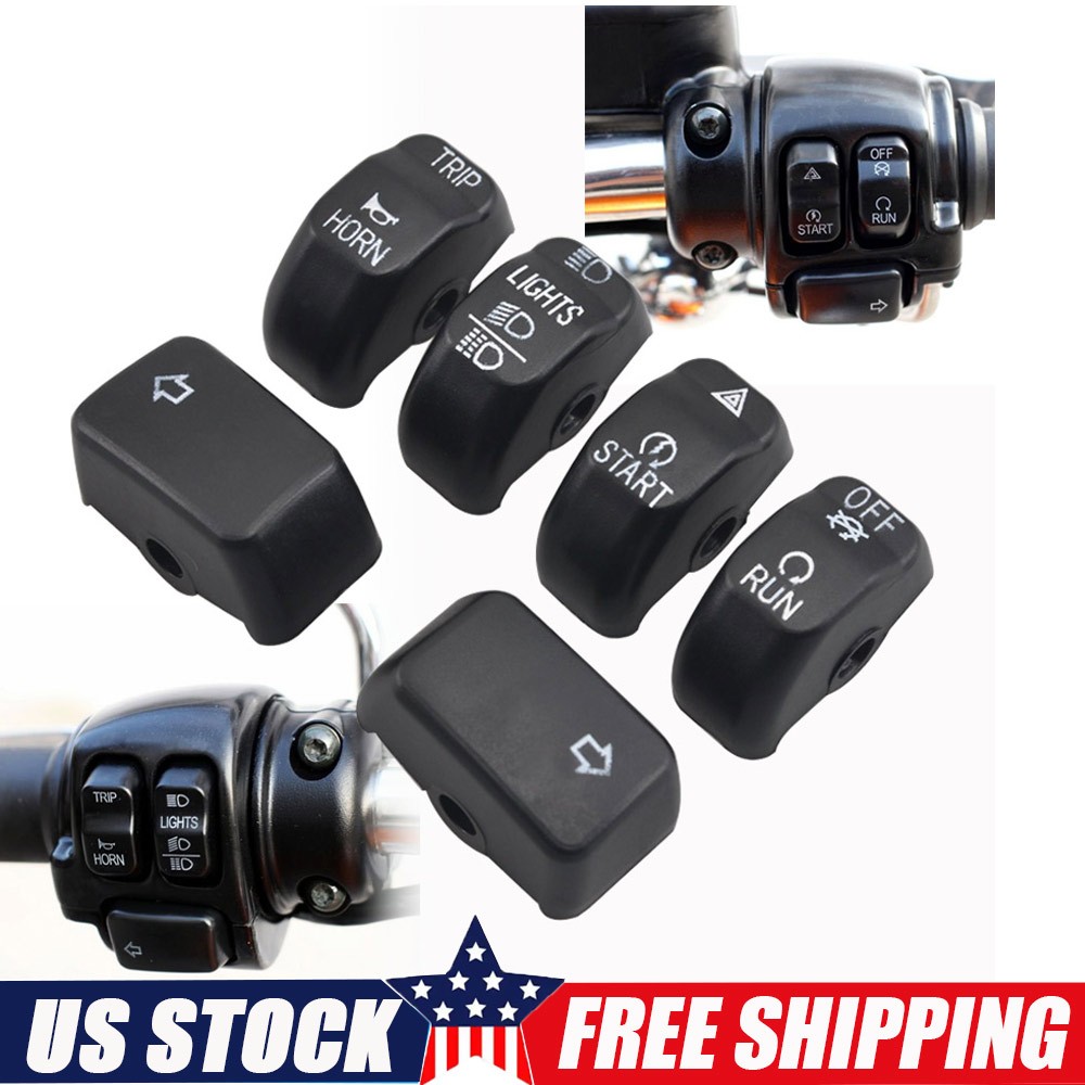 For Harley Softail Deluxe FLSTN 2011-15 Hand Control Switch Housing Button Cover