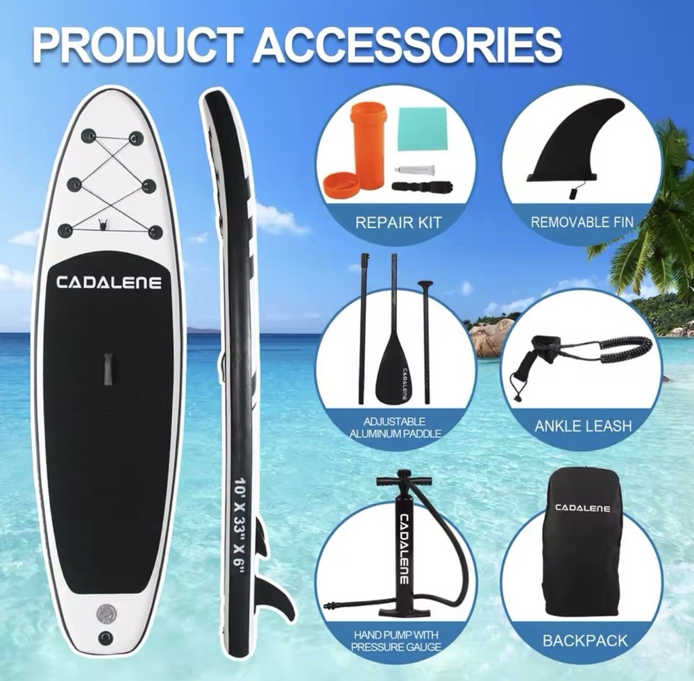 CADALENE Inflatable Stand Up Paddle Board