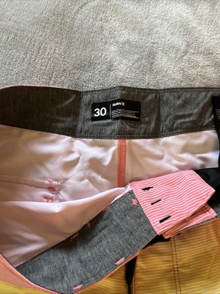 Hurley Board Shorts, NWT, Size 30, 20 L