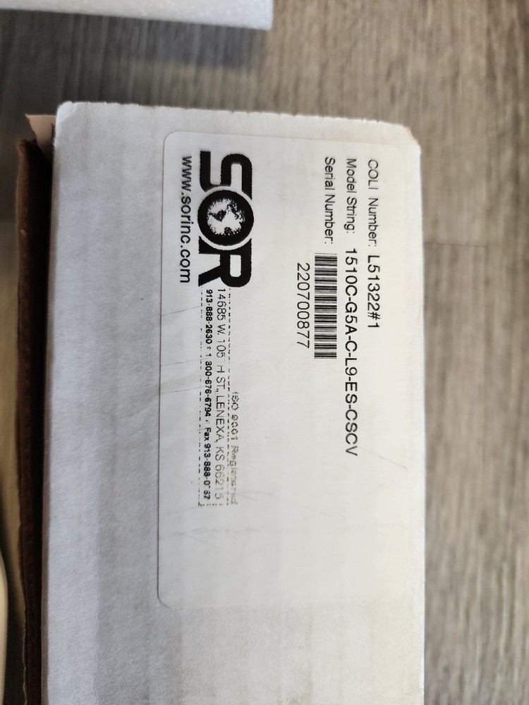 SOR 1510C-G5A-C-L9-ES-CSCV Float Level Switch SOR Level Switch