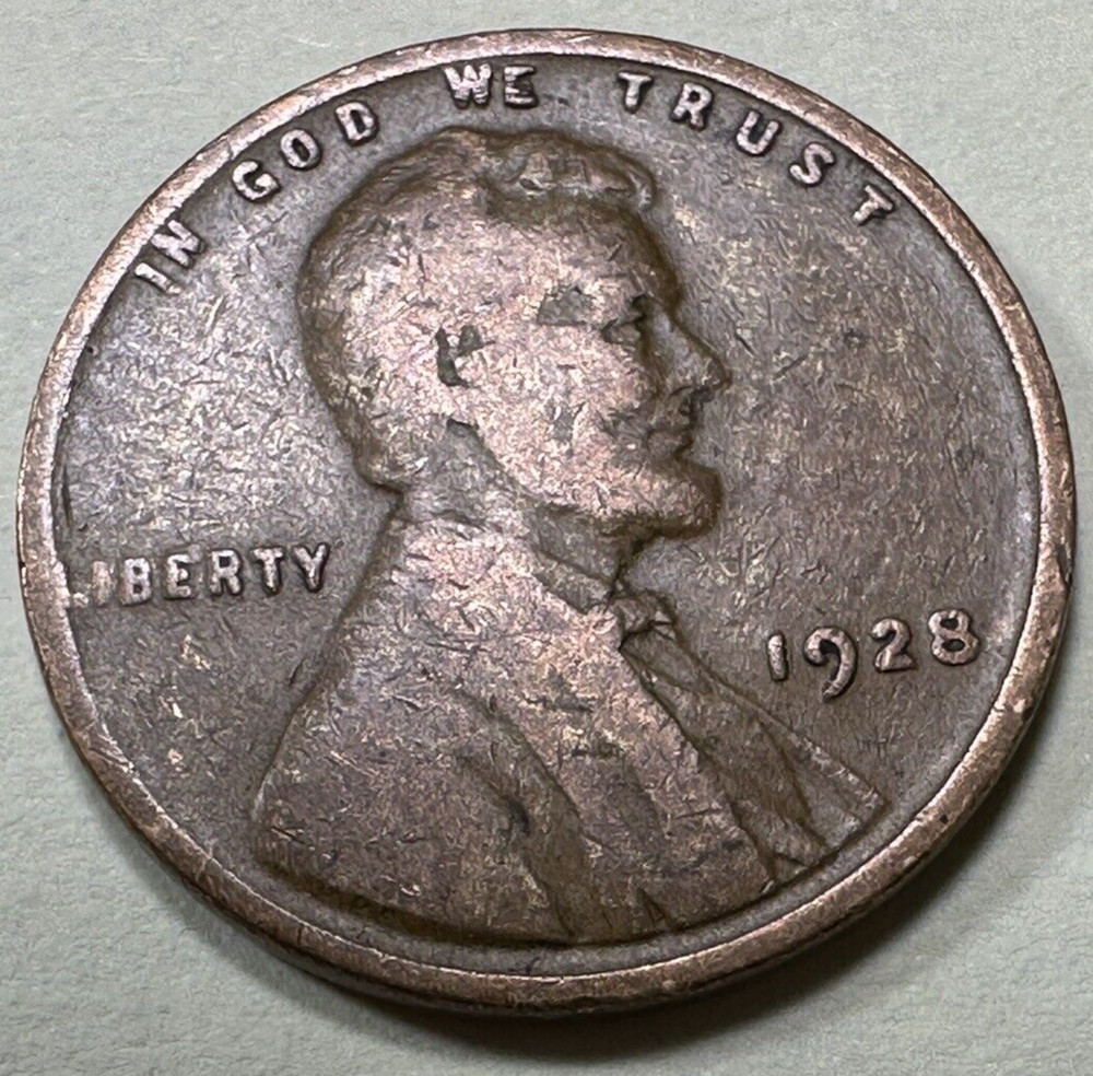 1928 1C Lincoln Cent WHEAT PENNY 5559N