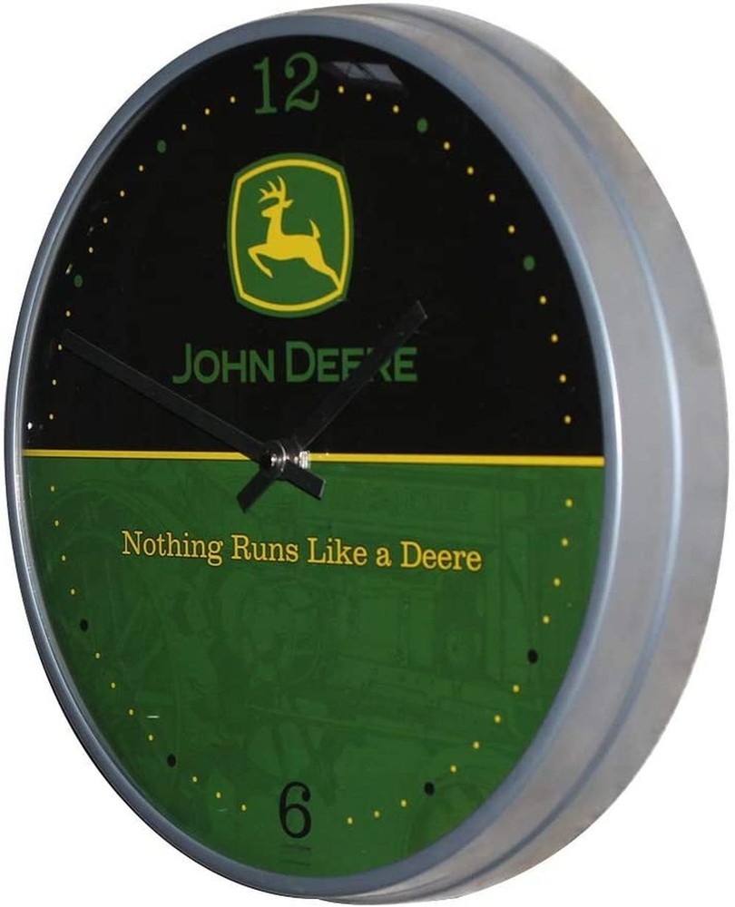 Nostalgic-Art - Retro Wall Kitchen Clock Ø 12" Analog Battery - John Deere #2