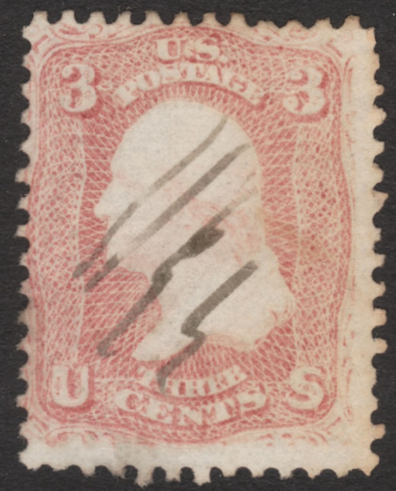 Scott #65 3 Cent 1861-62  Pen Cancel     65SP21_45