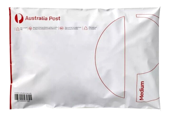 10x MEDIUM Australia Post Flat Rate Satchel  - excludes postage.
