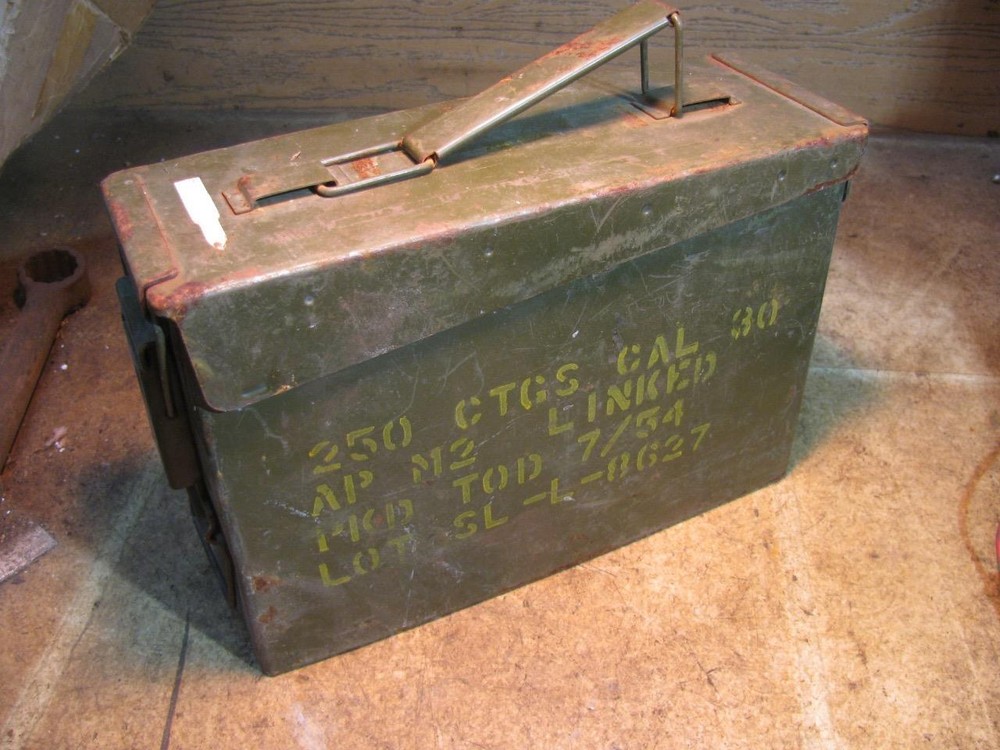 Mount Vernon Metals Cal 30 AP M2 Ammunition Ammo Box 1954