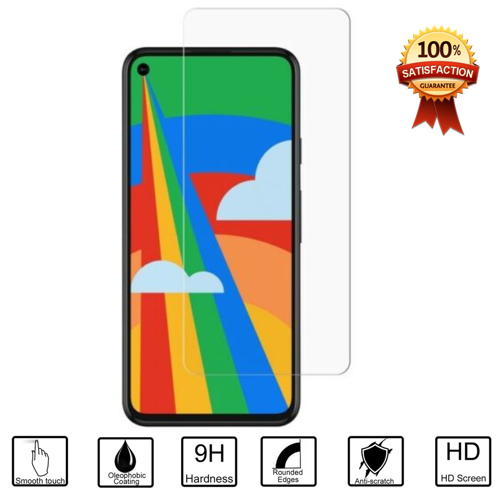 Premium Tempered Glass Screen Protector Film For Google Pixel 5