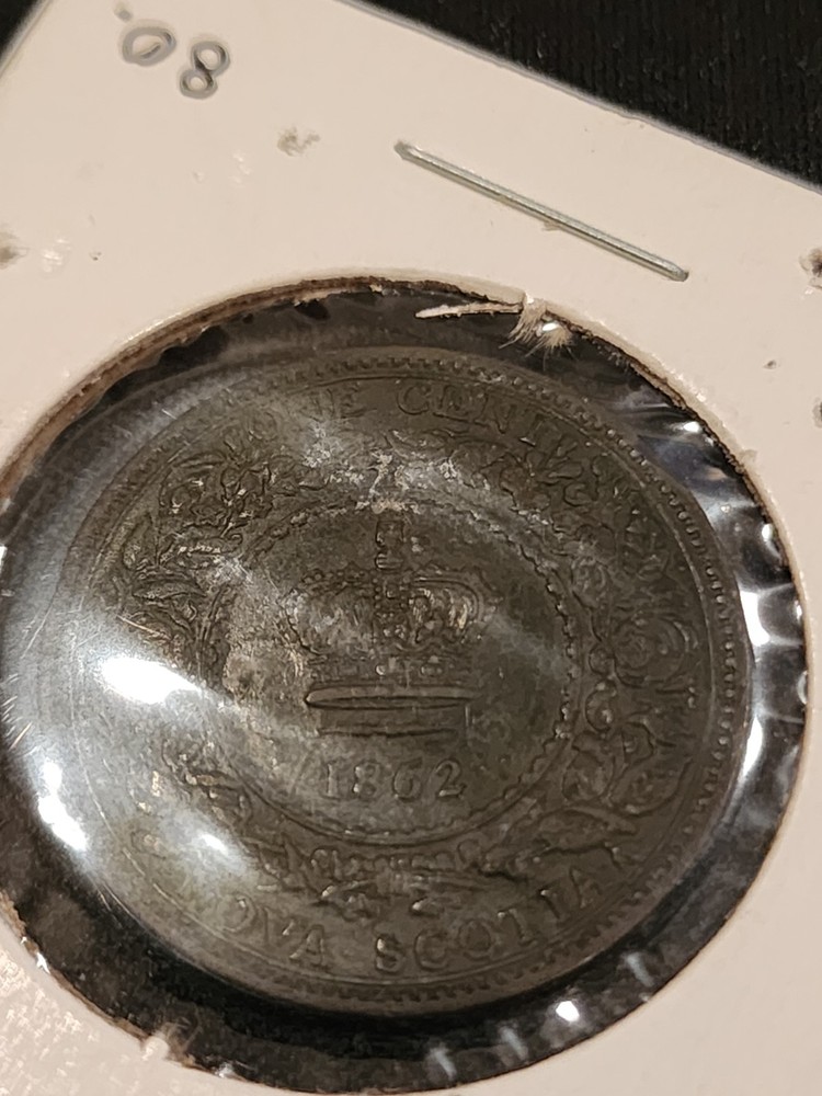 1862 Nova Scotia 1 Cent Coin