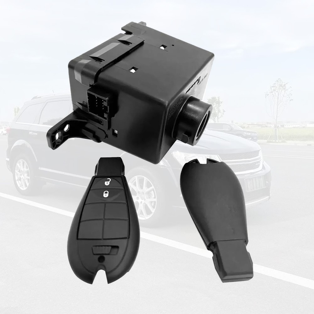 1* Ignition Switch Node Module with 2* Keys Replacement For Dodge Journey 08-10