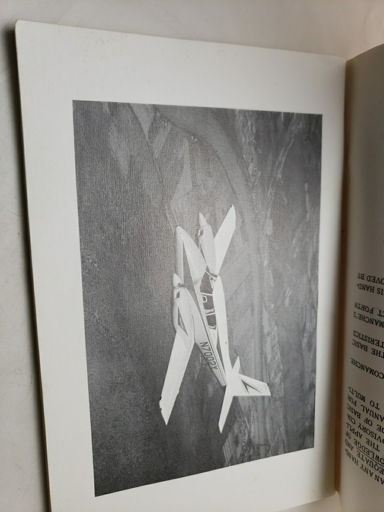 Piper Twin Comanche PA-30 owners handbook