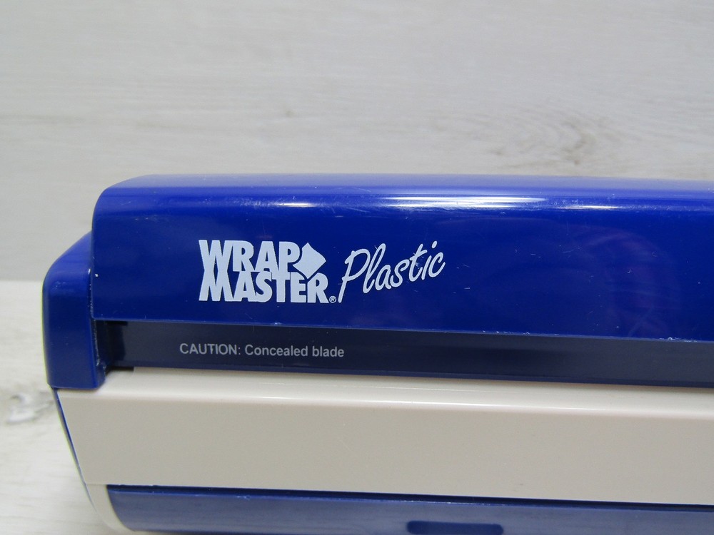 Wrapmaster Blue Plastic Wrap Dispenser Model 1500