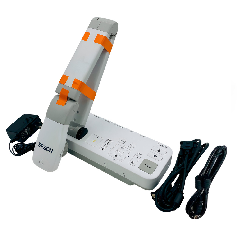 Epson ELPDC11 30FPS 10x Digital Zoom Document Camera Projector USB 2.0 w/Bundle