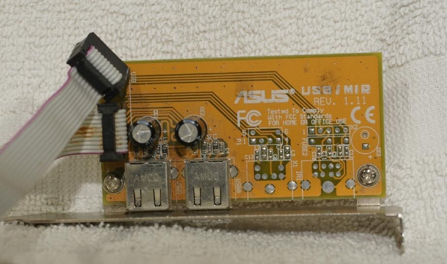 VINTAGE NEW ASUS USB MIR 2 USB BRACKET 