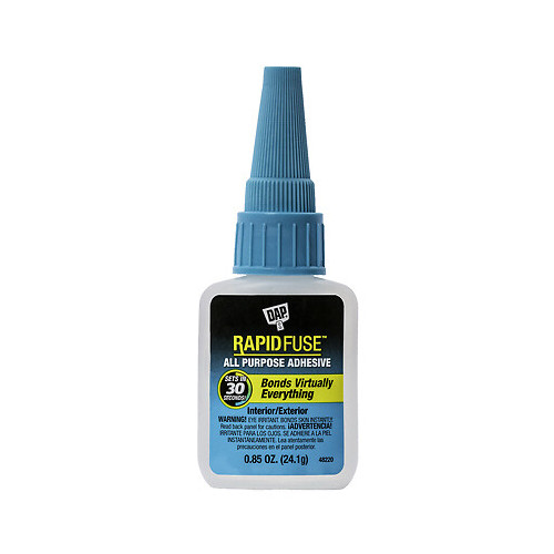 Dap 7079800155 RapidFuse All Purpose Adhesive, .85-oz. - Quantity 6