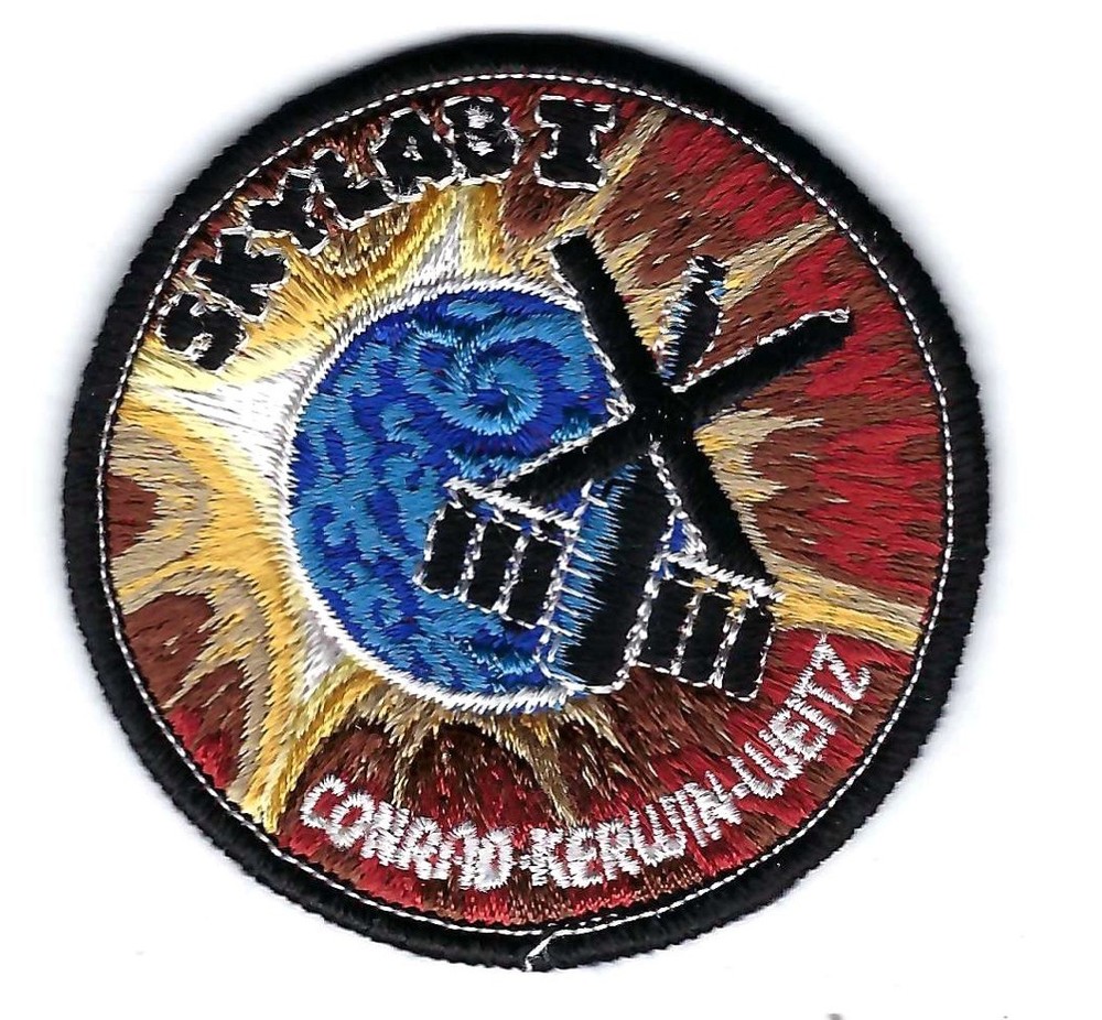 PATCH NASA FIRST  SKYLAB CREW 1973 CONRAD KERWIN WEITZ         JP-11