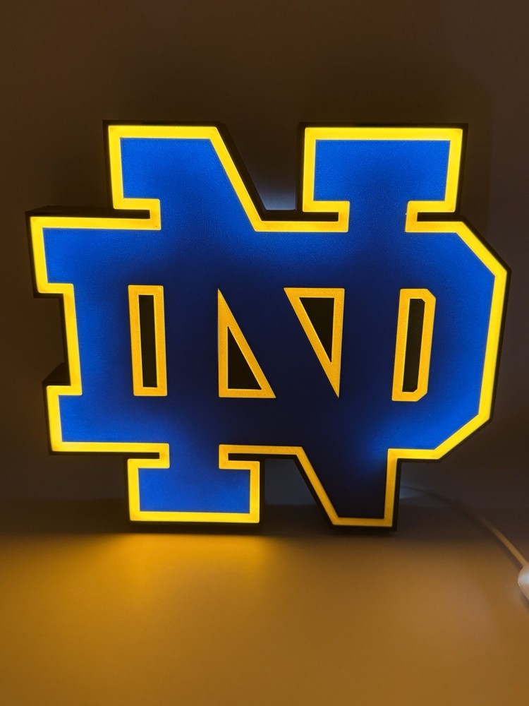 Notre Dame - Light Up LED Sign