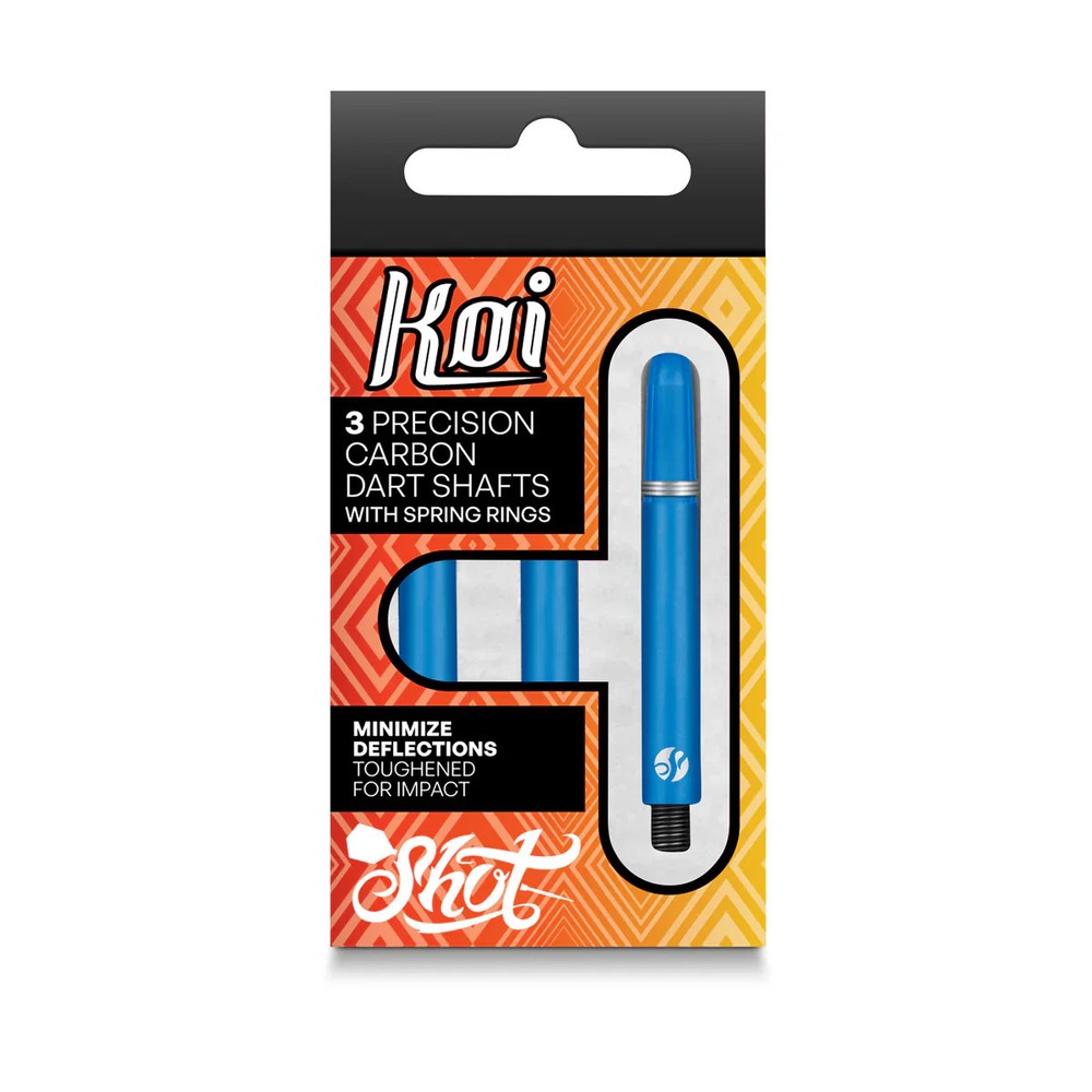 Shot Koi Carbon Dart Shaft - Blue - Medium