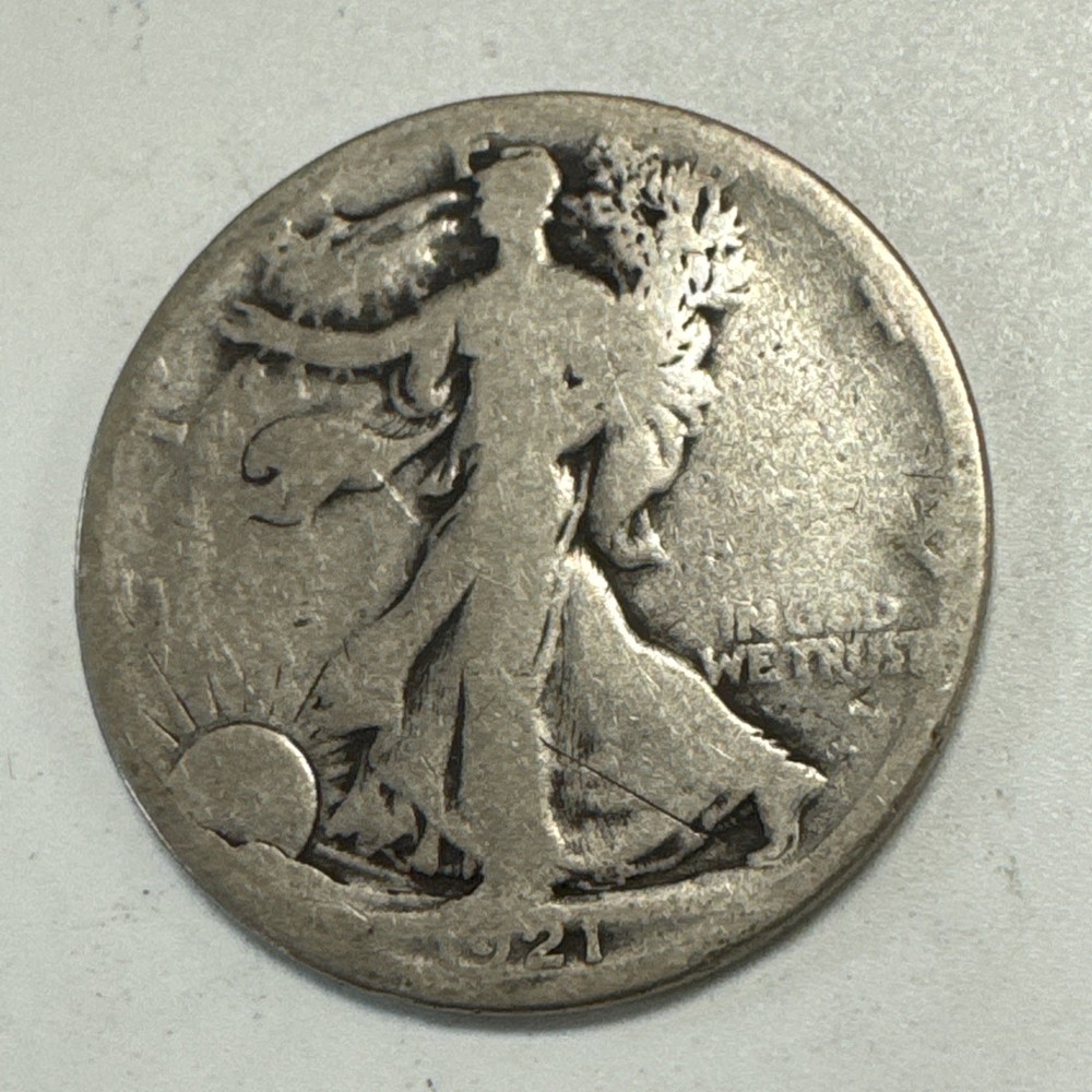 1921-S Walking Liberty Half Dollar.