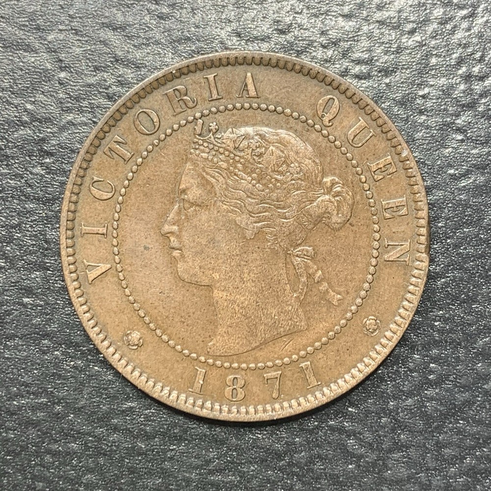 Prince Edward Island: 1871 1 Cent Strike Thru Error
