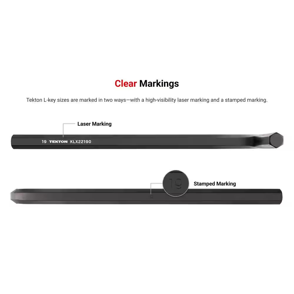 1/2 In. Flat End Hex L-Key