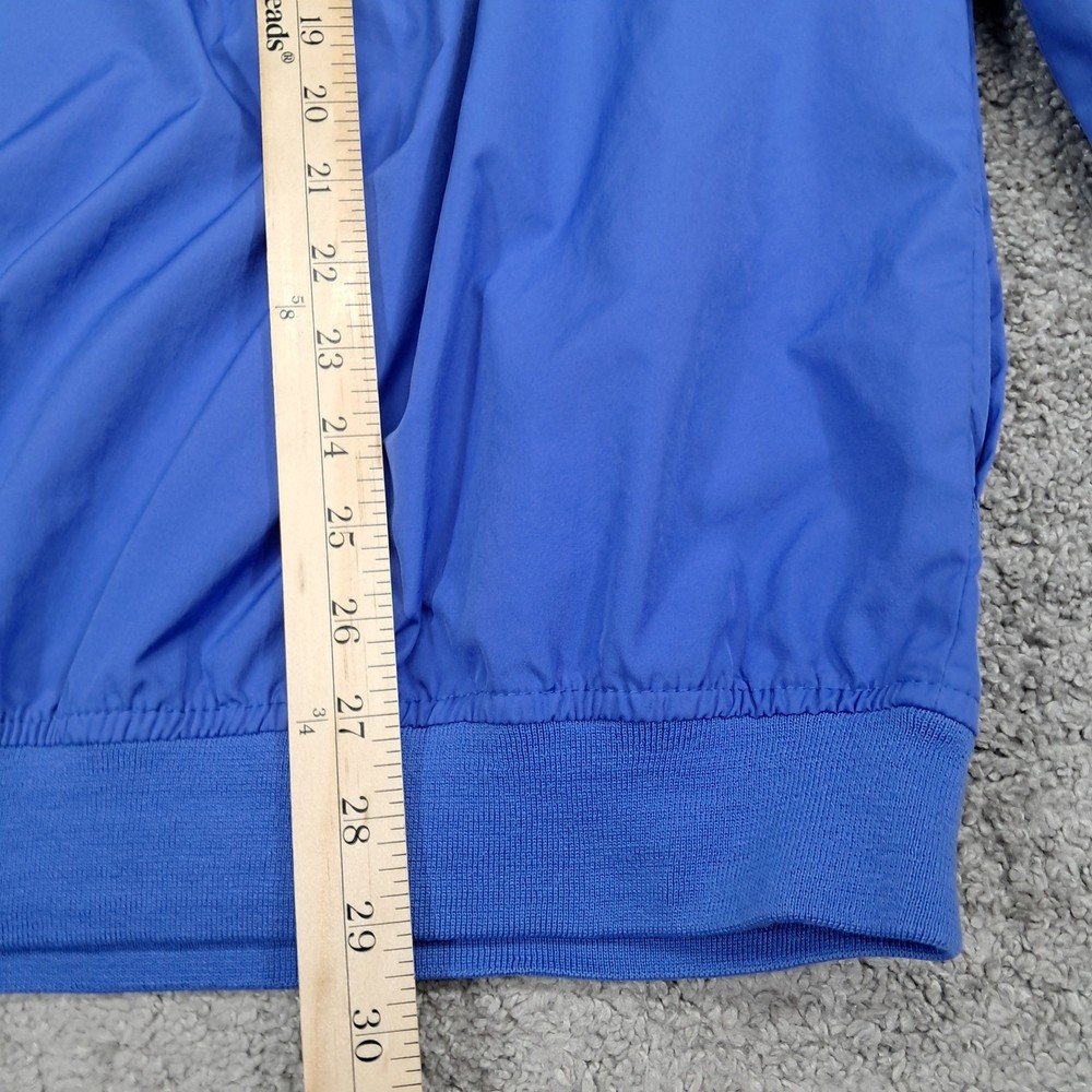 IZOD X-Treme Function Golf Windbreaker Mens XL Blue V-Neck Pullover Windshirt