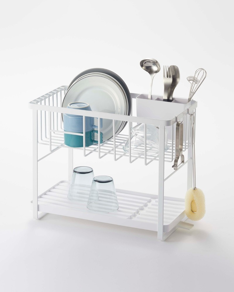 Yamazaki Home TOWER Two-Tier Wire Dish Rack