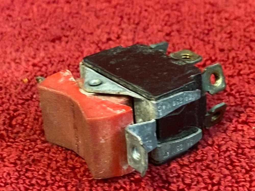 AIRCRAFT LEFT RIGHT START RED ROCKER SWITCH