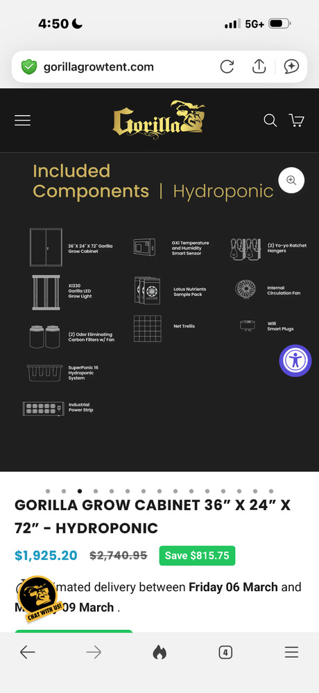 gorilla grow cabinet