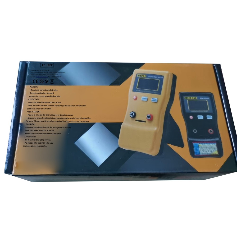 Portable M6013 Capacitor Meter Auto Rang Measuring Capacitance Tester Tool