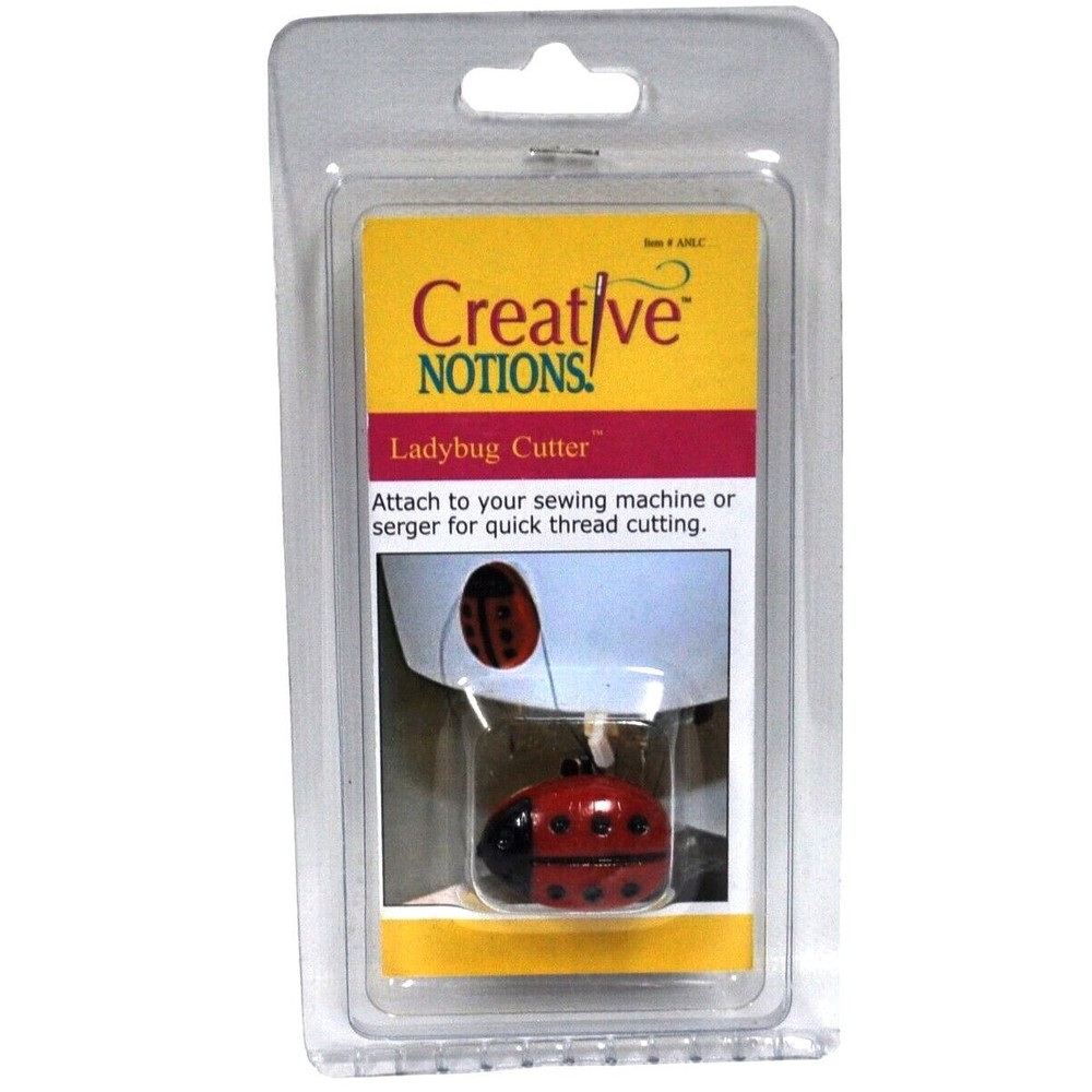 Creative Notions Ladybug Thread Cutter for Portable Home Sewing Machines