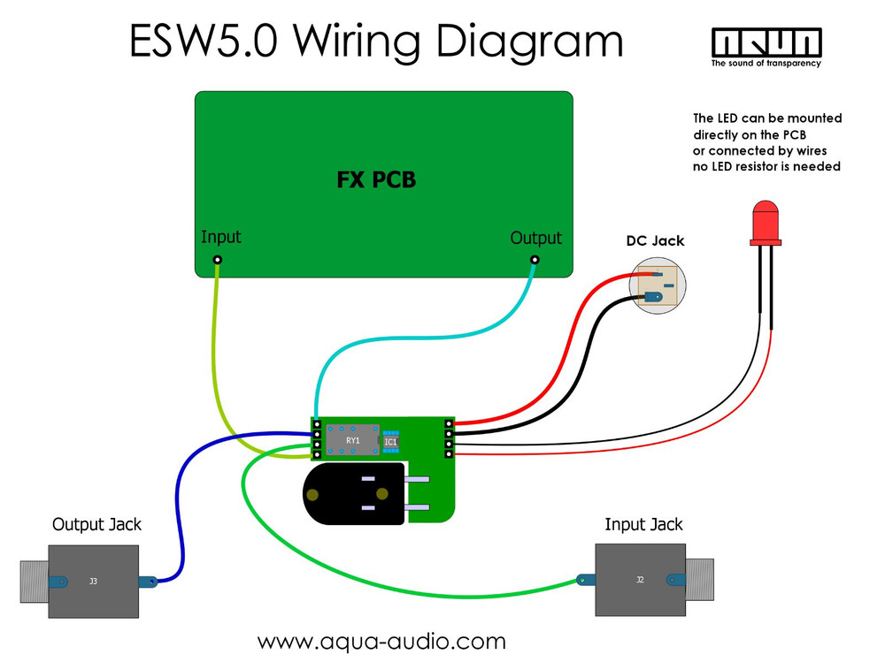ESW5.0 - TRUE-BYPASS-RELAY-MODULE COMPLETE WITH SOFT SWITCH, 3PDT ALTERNATIVE