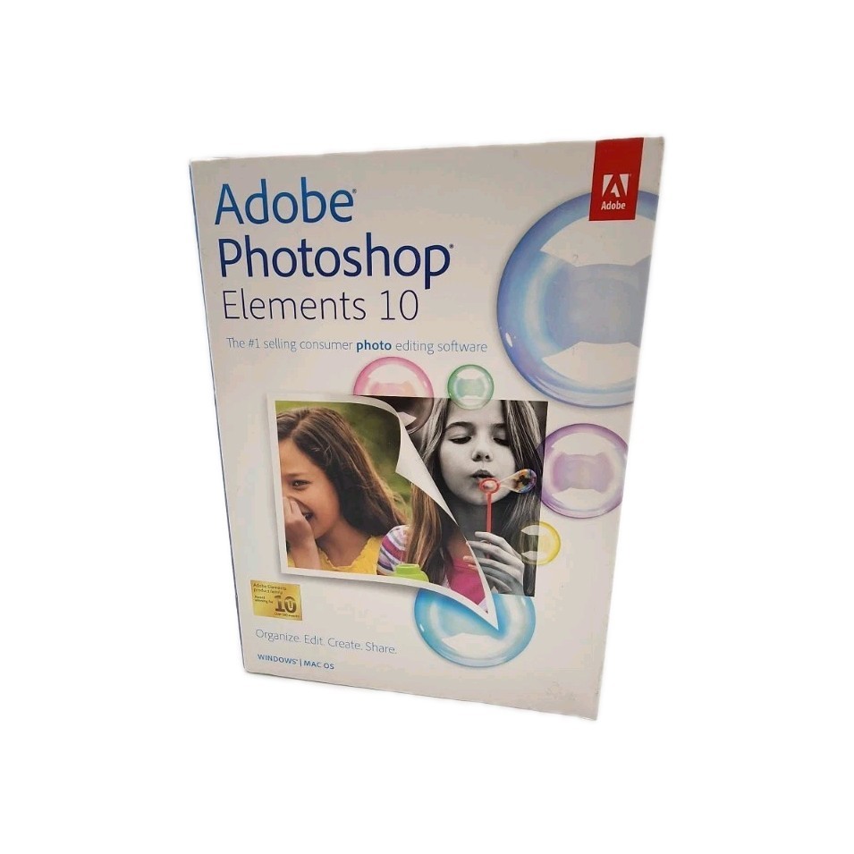NEW SEALED Adobe Photoshop Elements 10