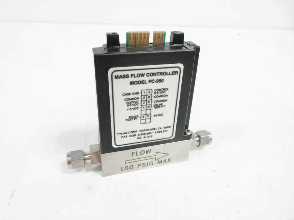 TYLAN FC-260 MASS FLOW CONTROLLER UNKNOWN GAS ~ MFC
