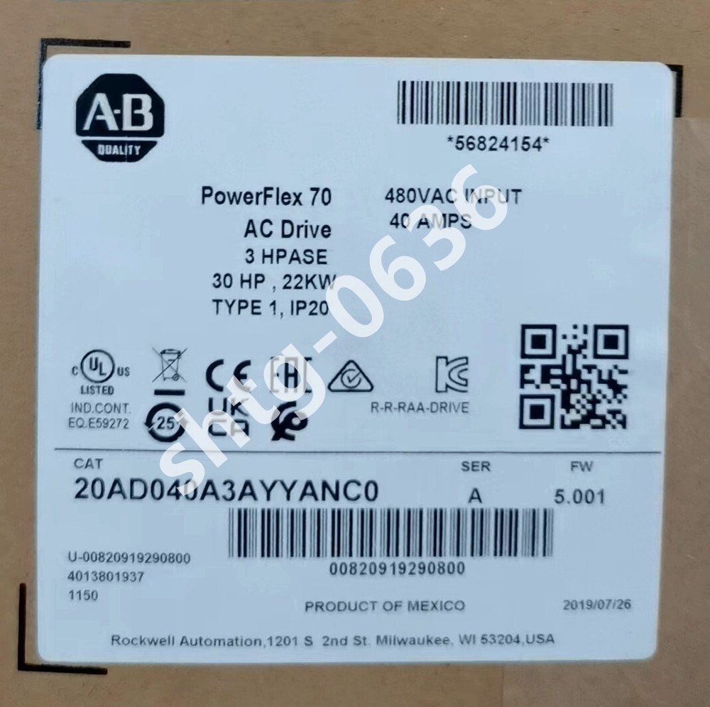 NEW 20AD040A3AYYANC0 ship by FedEx