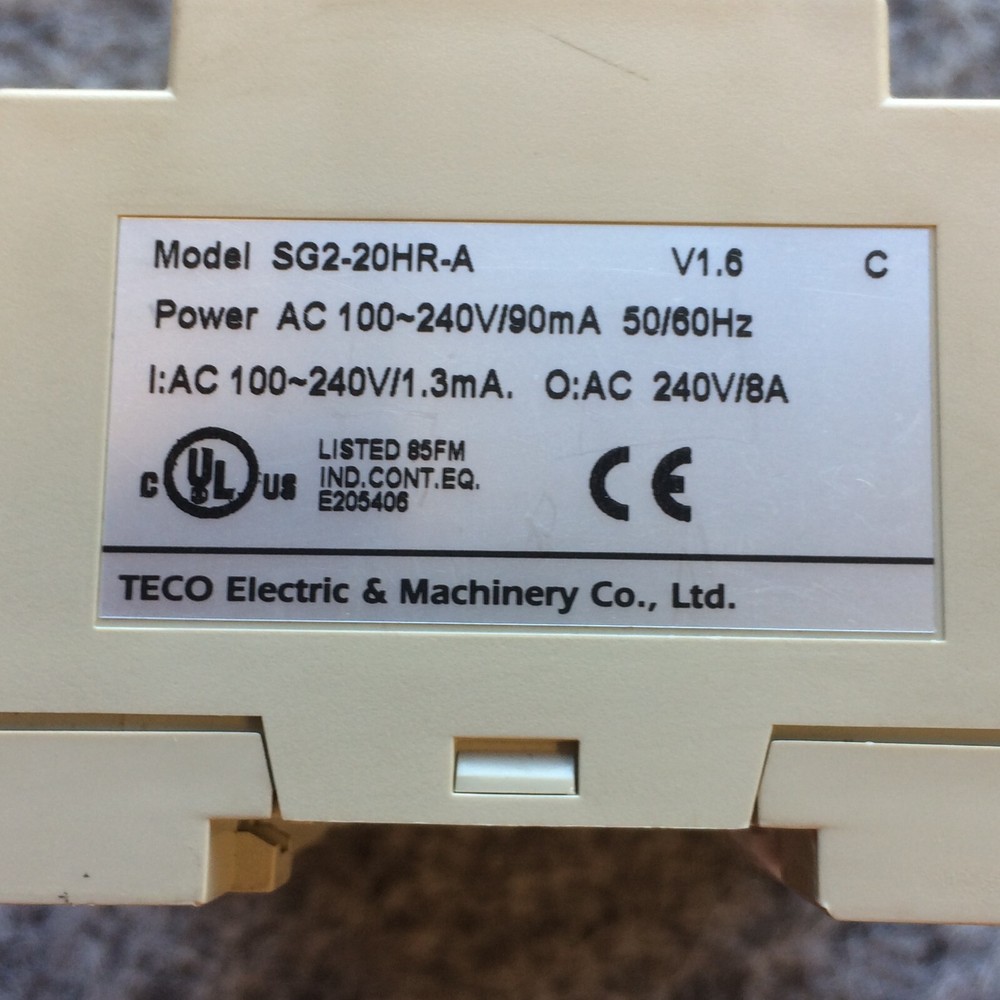 TECO Programmable Controller SG2-20HR-A *Same Day Shipping*