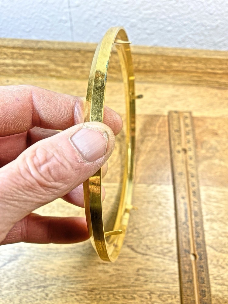 Clock Dial Pan Trim Ring 6.3 Inch Outer Diameter (5.5 Inch Inner) (LL5373)