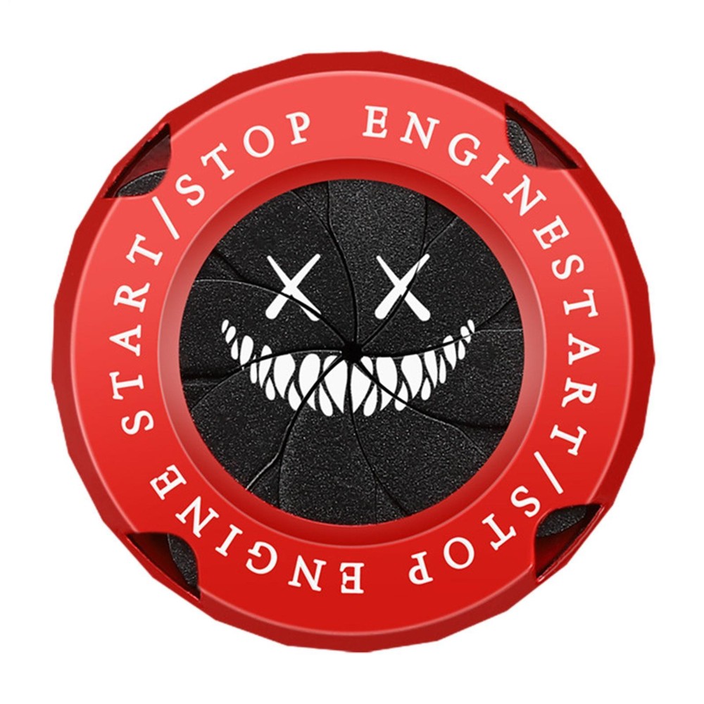 Push Start Button Cover Spin Engine Alloy Start Stop Button Cover Protection