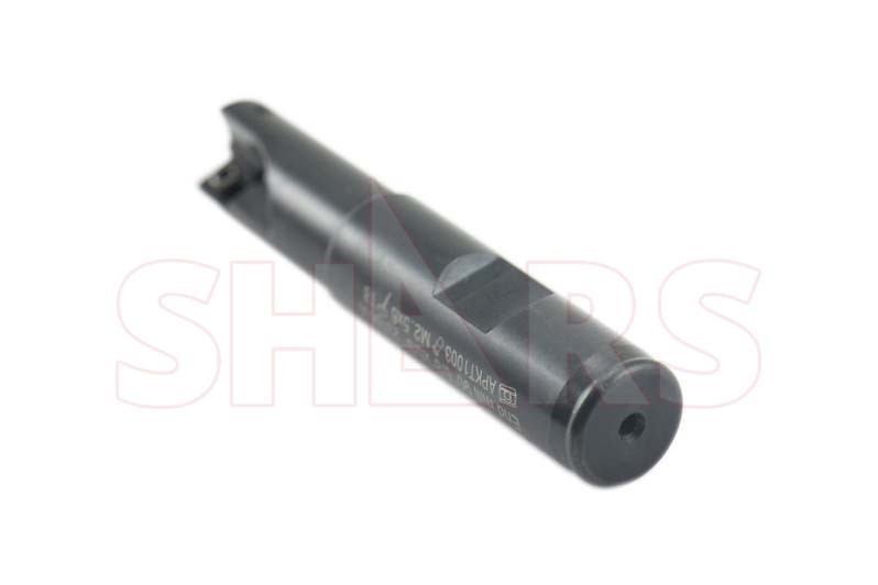 Shars CNC 5/8" 90° Indexable End Mill + 2 APKT1003 Carbide Inserts ![