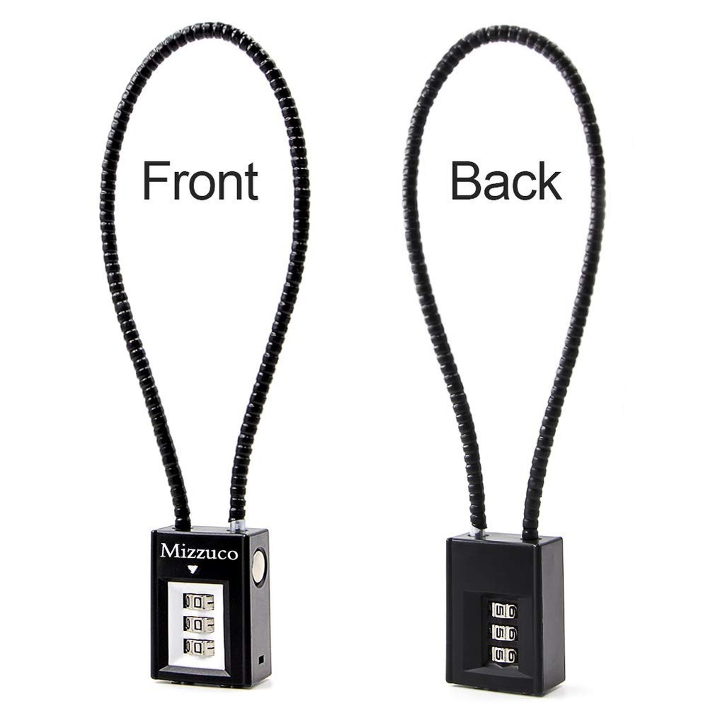 Trigger Lock 3 Digit Combination Lock & Cable Lock Compatible with Many Handg...