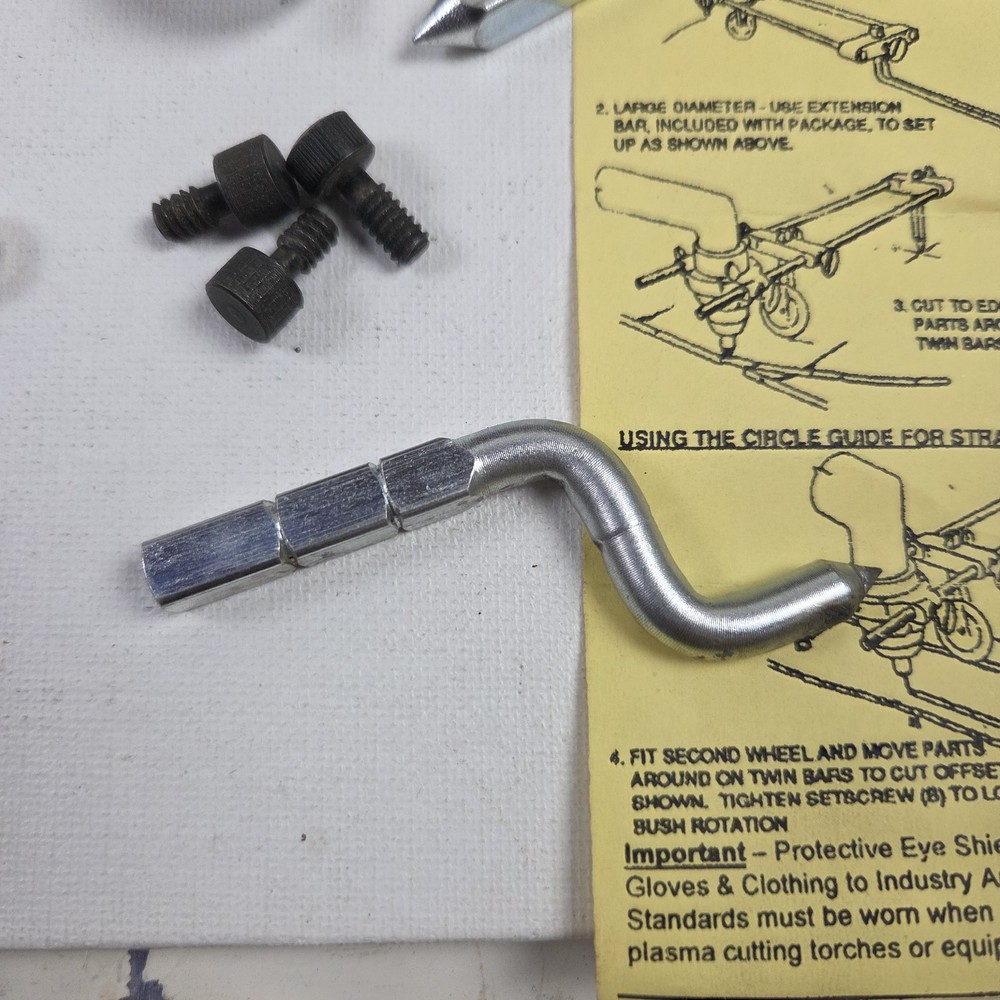 ESAB Plasma Cutting Torch Circle Guide Wheel and Instructions