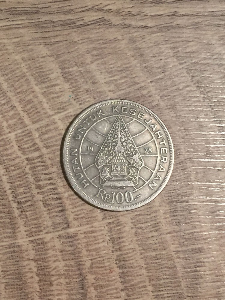 1978 Indonesia 100 Rupiah Coin
