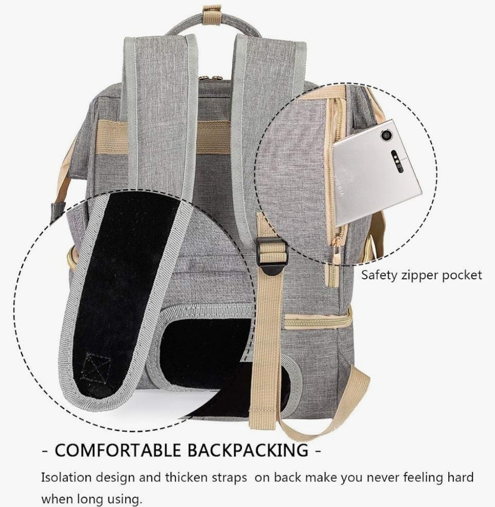 MOMIGO Breast Pump Backpack - Cooler and Moistureproof Bag Double Layer