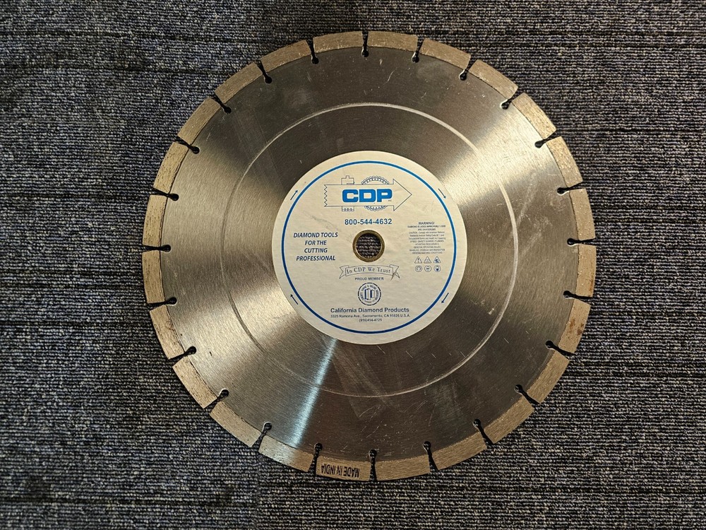 CDP Diamond Products Diamond Blade 14" Diameter w/ 1 Offset Hole