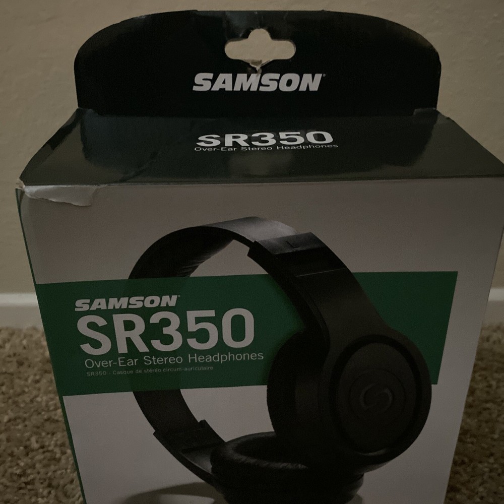 Samson SR350 Over-Ear Stereo Headphones (Black)