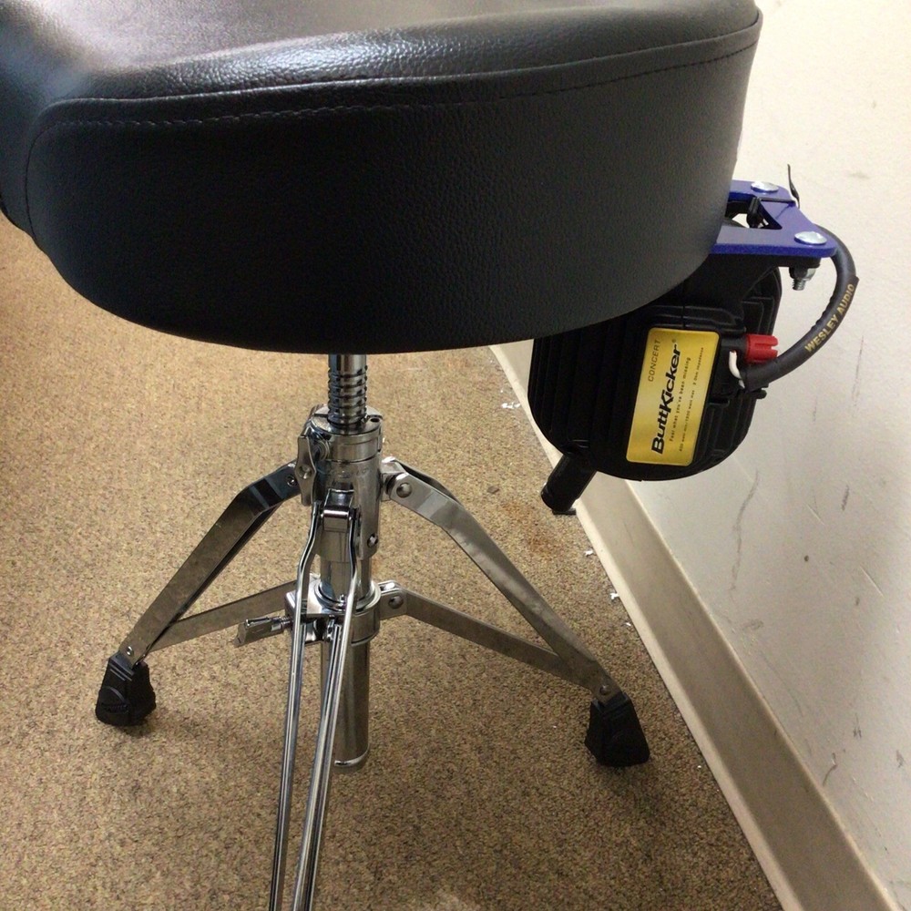 Ludwig Pro Saddle Drum Throne With Buttkicker Concert